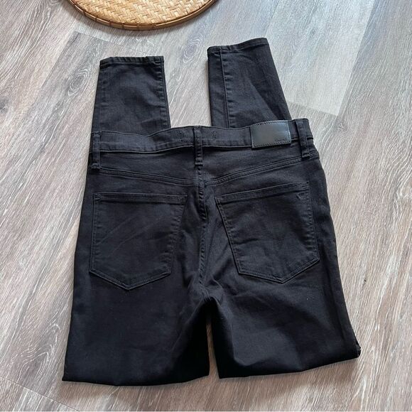 Madewell black skinny jeans mid rise exposed‎ button fly women’s size 28 - Picture 8 of 9